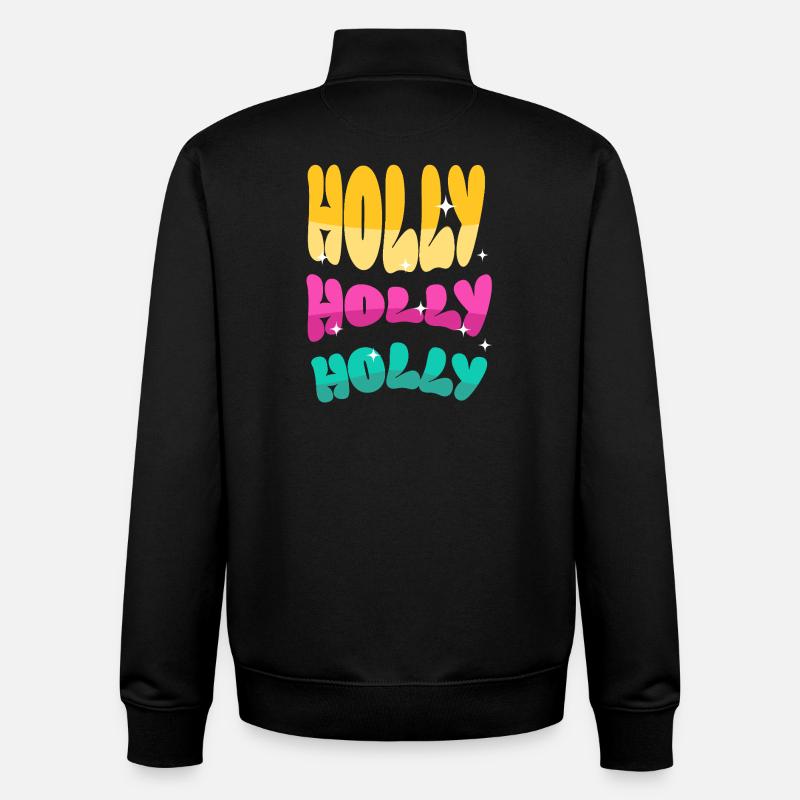 Houx - Sweat zippé unisexe en coton bio Stanley/Stella - noir