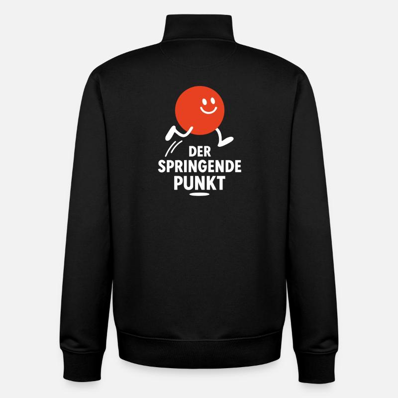 Le but : jeu de mots drôle - Sweat zippé unisexe en coton bio Stanley/Stella - noir