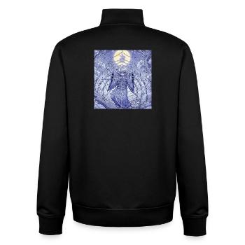 Lunar Spider Dream - Unisex Organic Zip Sweatshirt von Stanley/Stella - Schwarz - Hinten - AI Model Male 185 light (185cm)