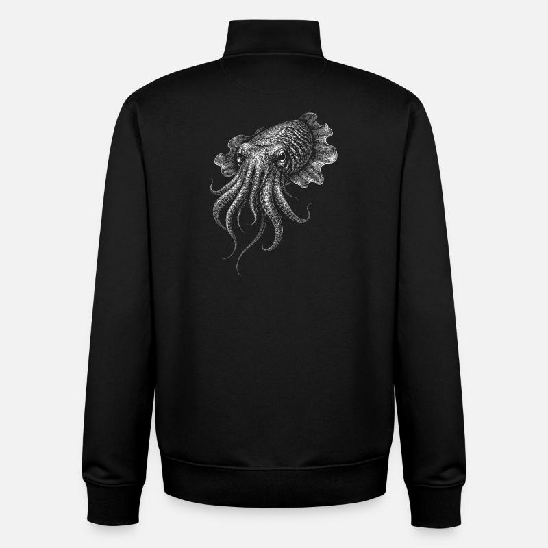  Sepia - Unisex Organic Zip Sweatshirt von Stanley/Stella - Schwarz