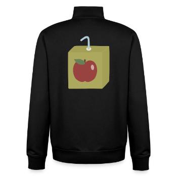 Apple Box Adventure Art - Unisex Organic Zip Sweatshirt by Stanley/Stella - black - Back - AI Model Male 185 light (185cm)