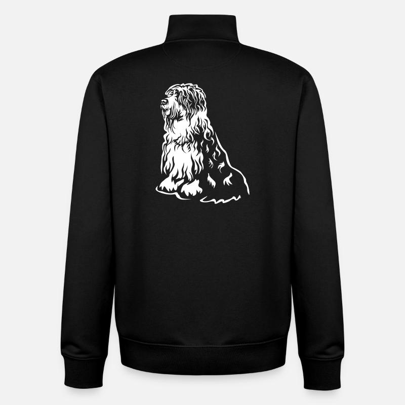 Bobtail « Black Edition » - Sweat zippé unisexe en coton bio Stanley/Stella - noir