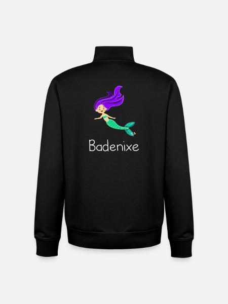 Badenixe - Unisex Organic Zip Sweatshirt von Stanley/Stella - Schwarz