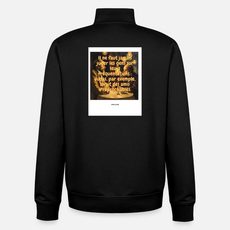 Richter - Unisex Organic Zip Sweatshirt von Stanley/Stella - Schwarz