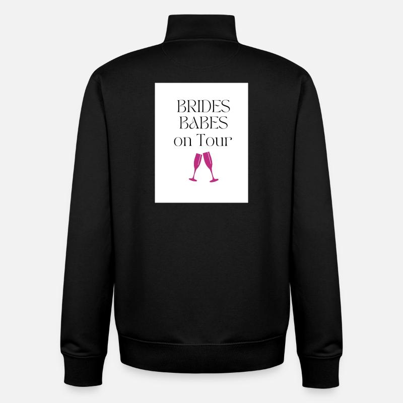 Bride_Babes - Sweat zippé unisexe en coton bio Stanley/Stella - noir