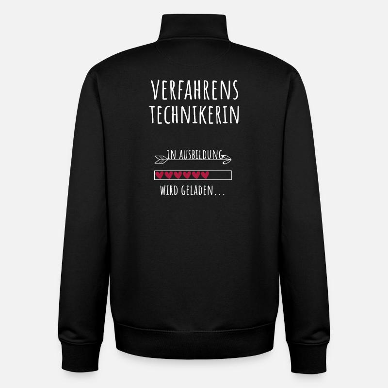 Verfahrenstechnikerin Studium Beruf Ausbildung - Unisex Organic Zip Sweatshirt von Stanley/Stella - Schwarz
