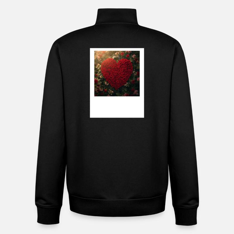 Untitled_design_2 - Unisex Organic Zip Sweatshirt von Stanley/Stella - Schwarz