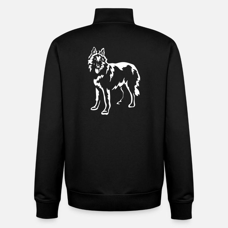 Tervueren "Black Edition" - Unisex Organic Zip Sweatshirt von Stanley/Stella - Schwarz