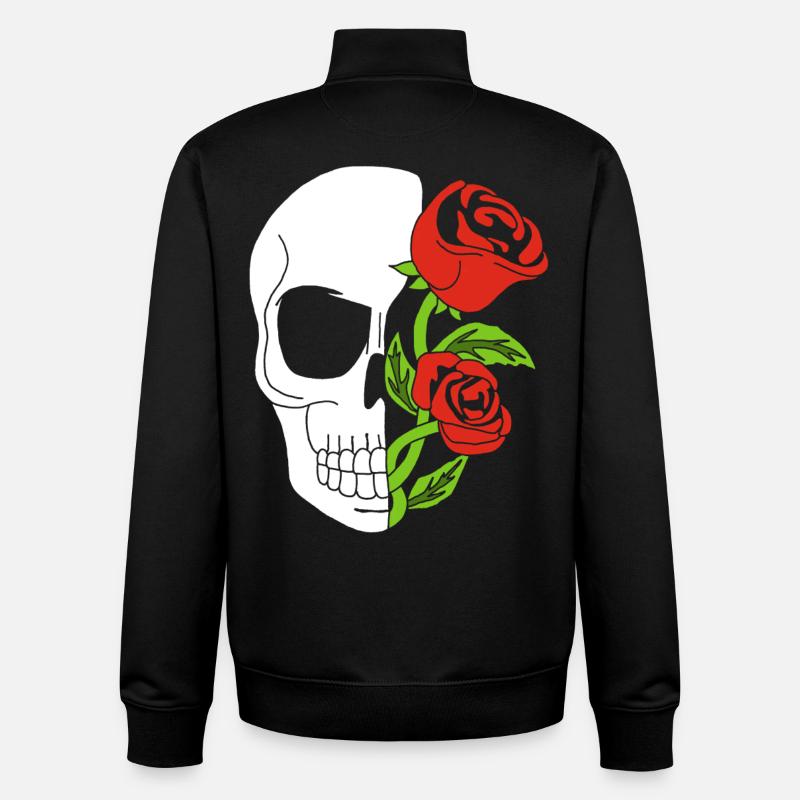 Leben nach dem Tod - Unisex Organic Zip Sweatshirt von Stanley/Stella - Schwarz