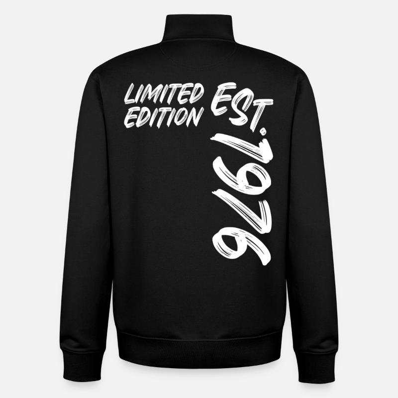 Édition limitée Est. 1976 - Sweat zippé unisexe en coton bio Stanley/Stella - noir