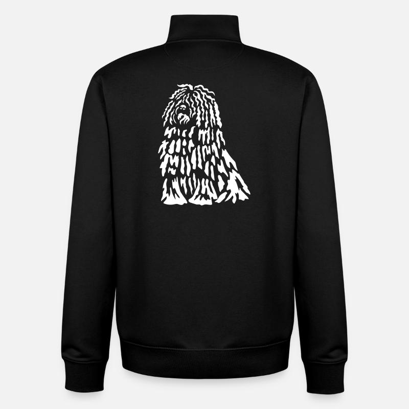 Puli "Black Edition" - Unisex Organic Zip Sweatshirt by Stanley/Stella - black