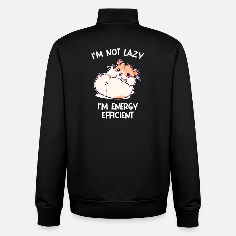 Hamster Kuscheltier Haustiere Heimtier Statement - Unisex Organic Zip Sweatshirt von Stanley/Stella - Schwarz