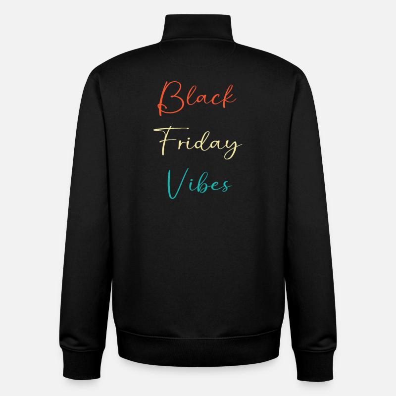 Virée shopping du Black Friday - Sweat zippé unisexe en coton bio Stanley/Stella - noir