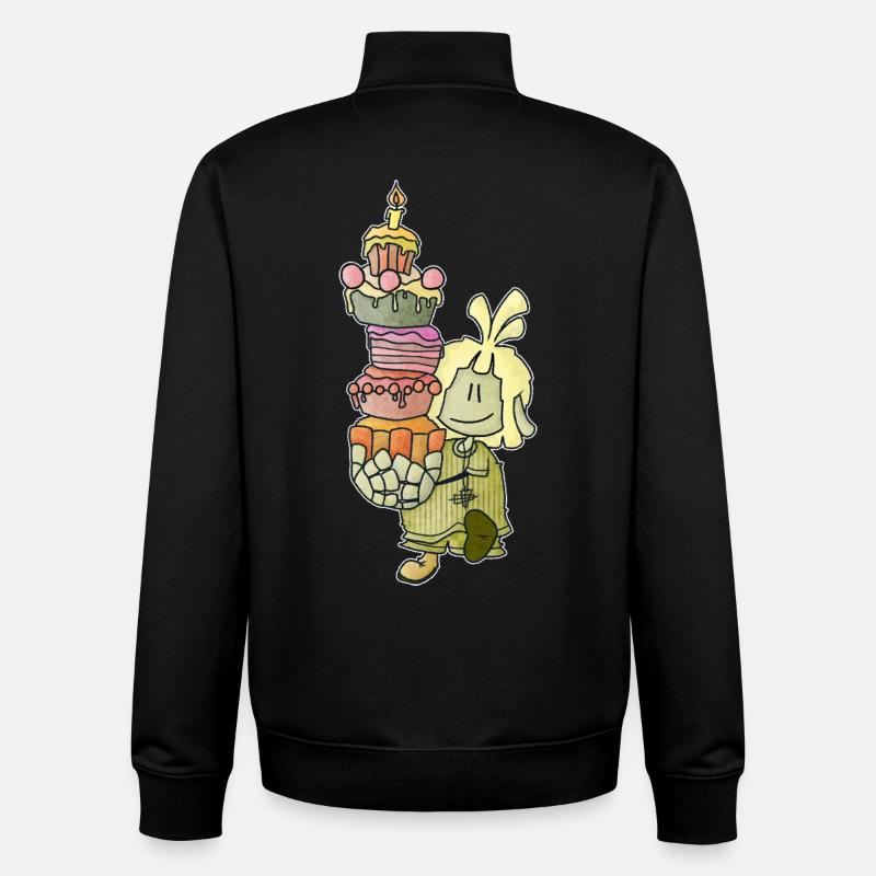 Mael - the cake insert! / - Unisex Organic Zip Sweatshirt by Stanley/Stella - black
