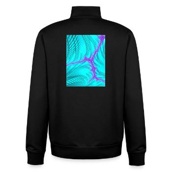 Blitz - Unisex Organic Zip Sweatshirt von Stanley/Stella - Schwarz - Hinten - AI Model Male 185 light (185cm)