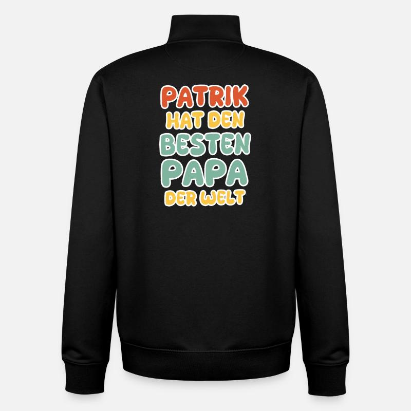 Patrick - Unisex Organic Zip Sweatshirt by Stanley/Stella - black