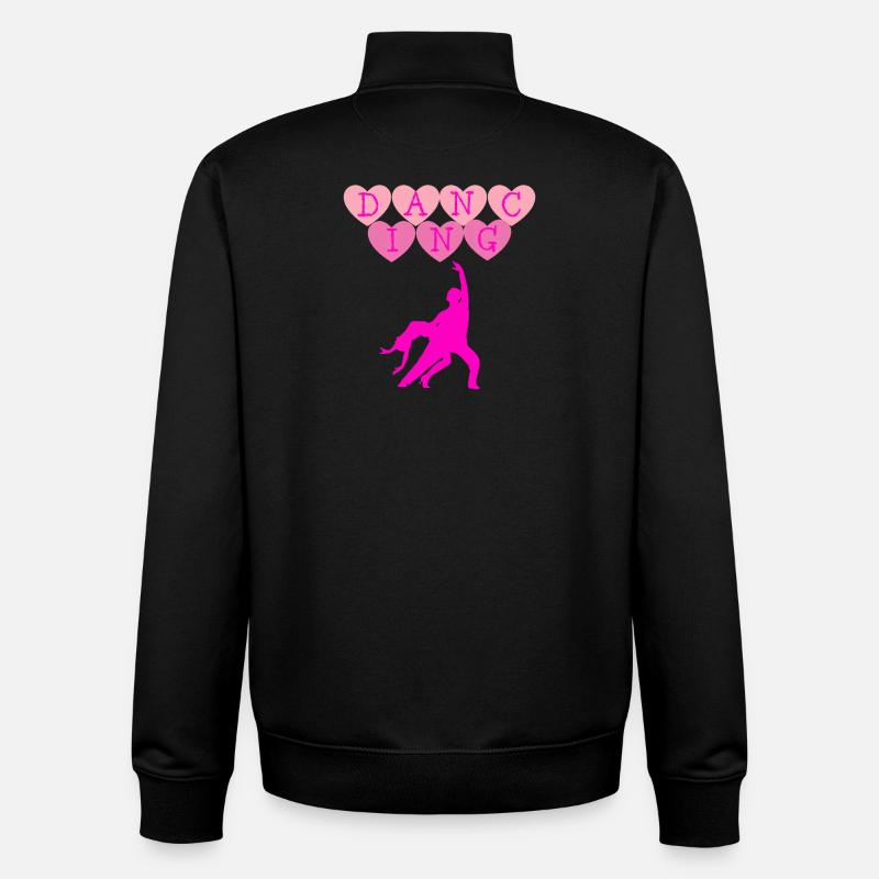 Danser - Sweat zippé unisexe en coton bio Stanley/Stella - noir