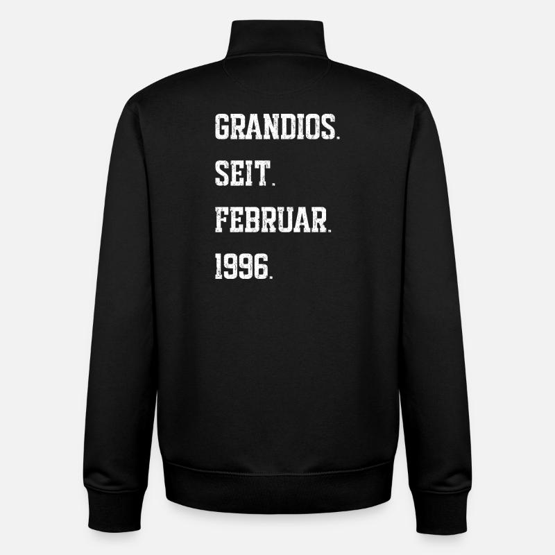 60e anniversaire février 1966 - Sweat zippé unisexe en coton bio Stanley/Stella - noir