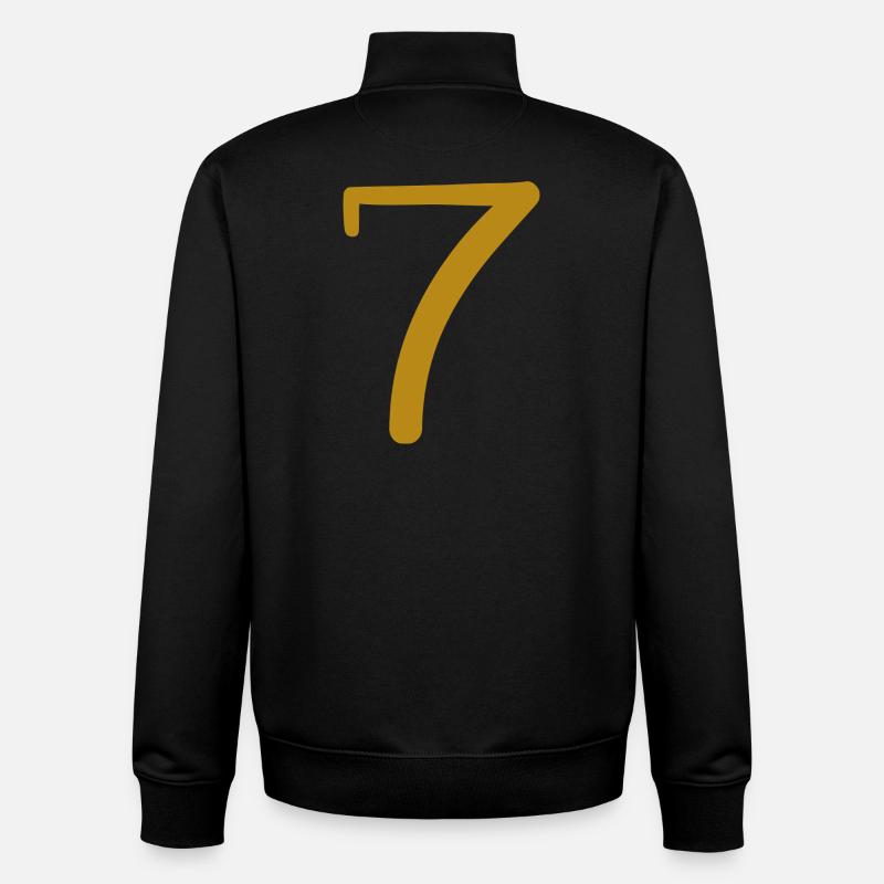 7 - Unisex Organic Zip Sweatshirt by Stanley/Stella - black
