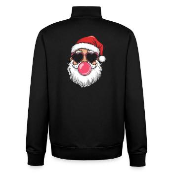 Cool Santa Weihnachten Trendy Lustig - Unisex Organic Zip Sweatshirt von Stanley/Stella - Schwarz - Hinten - AI Model Male 185 light (185cm)