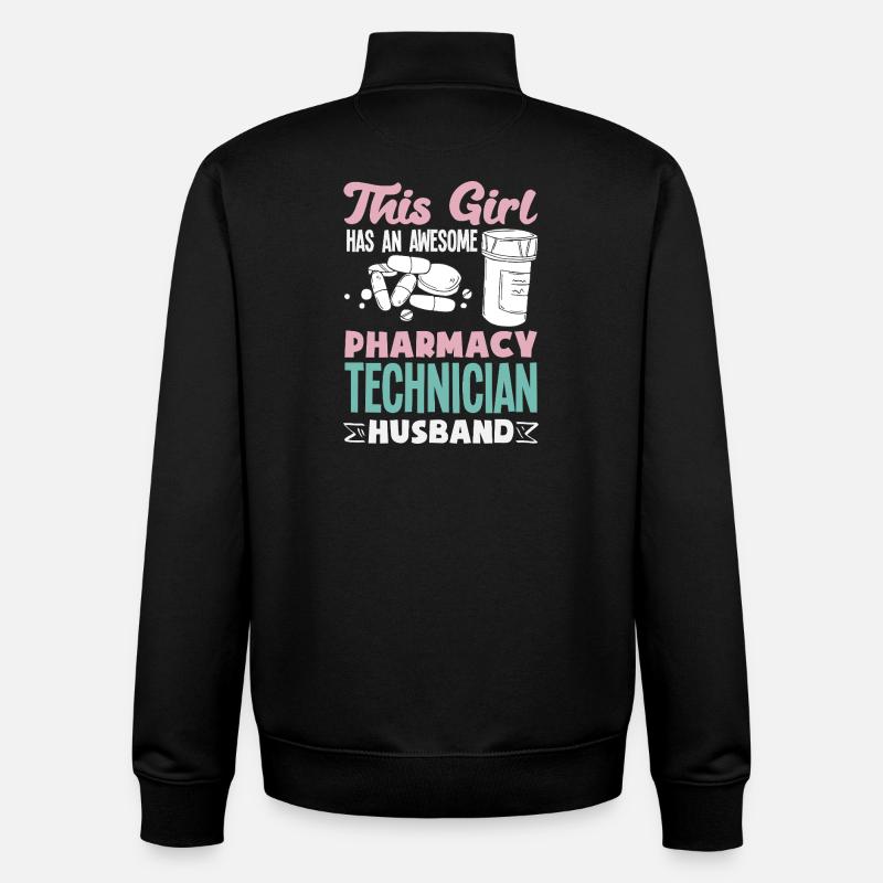 Apotheker Pharmazeutisch-technischer - Unisex Organic Zip Sweatshirt von Stanley/Stella - Schwarz