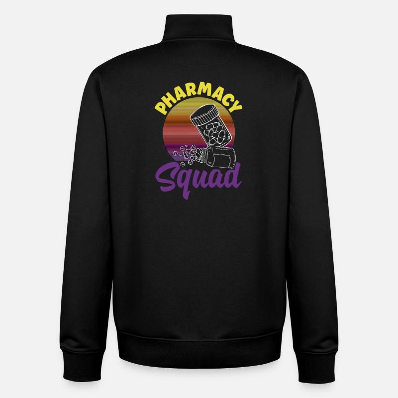 Apotheker Pharmazeutisch-technischer - Unisex Organic Zip Sweatshirt von Stanley/Stella - Schwarz