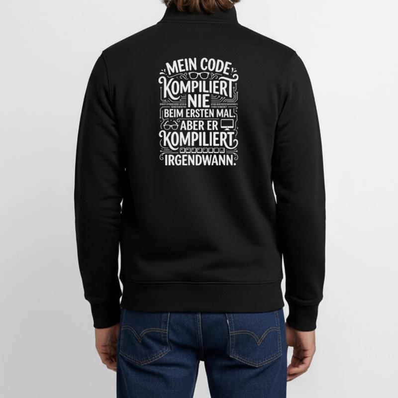 Mon code ne compile pas du premier coup Sweat zippé unisexe en coton bio Stanley/Stella