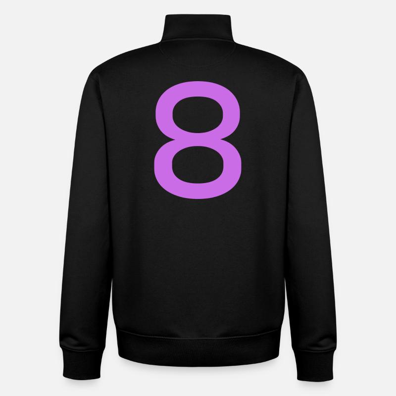 8 - Unisex Organic Zip Sweatshirt by Stanley/Stella - black