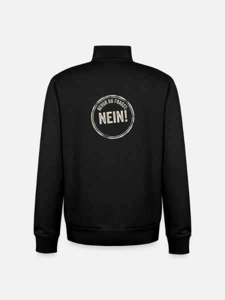 Bevor du Fragst Nein! - Unisex Organic Zip Sweatshirt von Stanley/Stella - Schwarz
