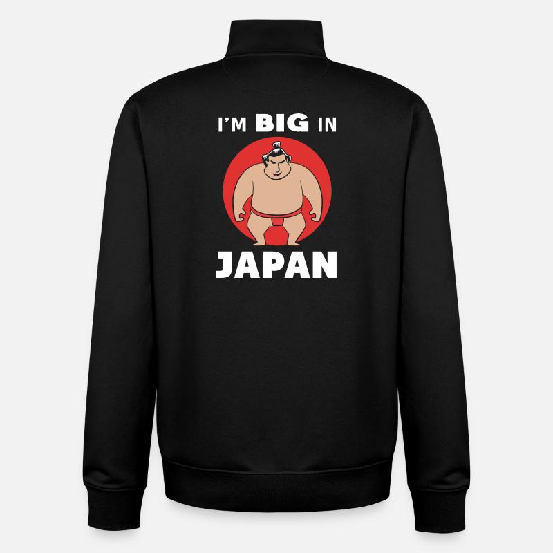 Sumo - Unisex Organic Zip Sweatshirt von Stanley/Stella - Schwarz