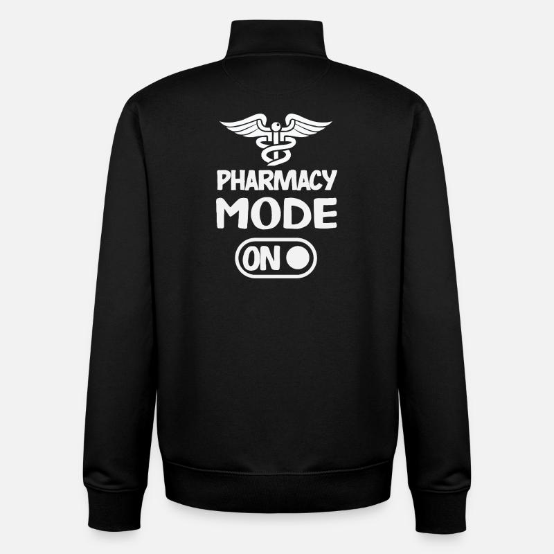 Pharmacien Technicien Pharmaceutique - Sweat zippé unisexe en coton bio Stanley/Stella - noir