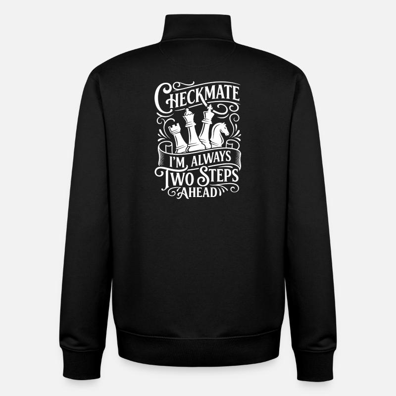 Checkmate – Always Ahead - Unisex Organic Zip Sweatshirt von Stanley/Stella - Schwarz