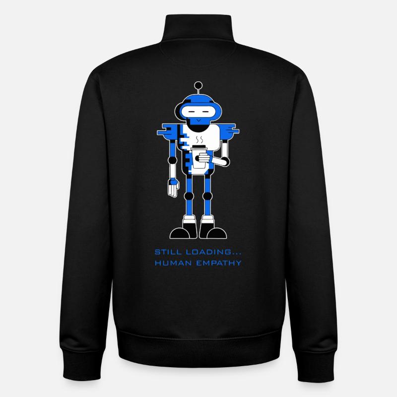 Still loading... Human Empathy - Unisex Organic Zip Sweatshirt by Stanley/Stella - black