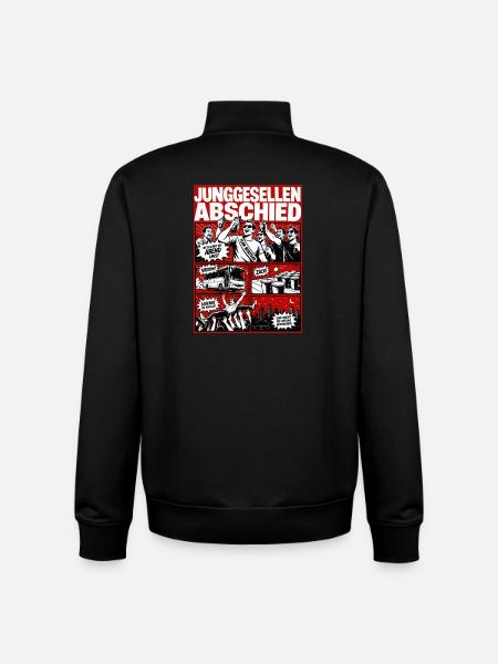 Junggesellenabschied Party Legenden - Unisex Organic Zip Sweatshirt von Stanley/Stella - Schwarz