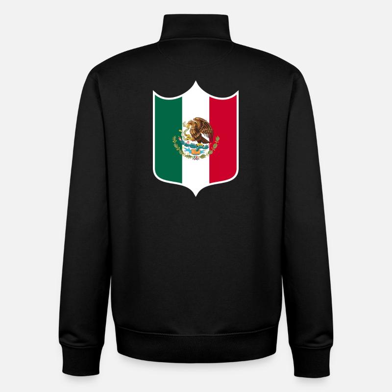Mexiko - Unisex Organic Zip Sweatshirt von Stanley/Stella - Schwarz