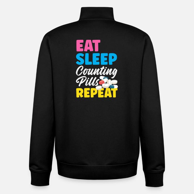 Pharmacist Pharmaceutical Technical - Unisex Organic Zip Sweatshirt by Stanley/Stella - black