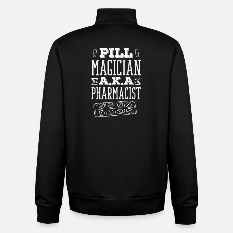 Apotheker Pharmazeutisch-technischer - Unisex Organic Zip Sweatshirt von Stanley/Stella - Schwarz