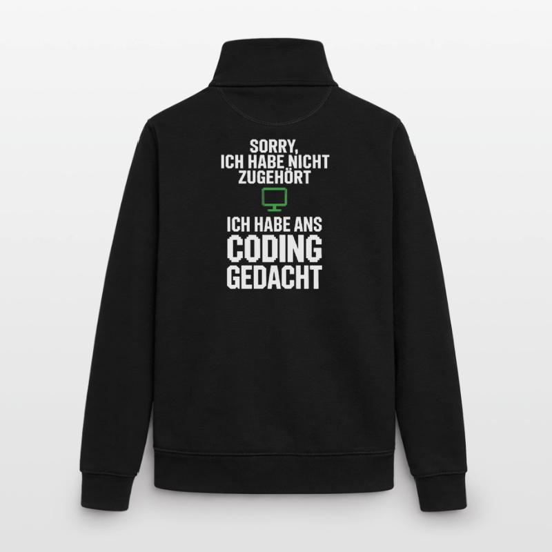 Désolé, j’ai pensé à coder Sweat zippé unisexe en coton bio Stanley/Stella