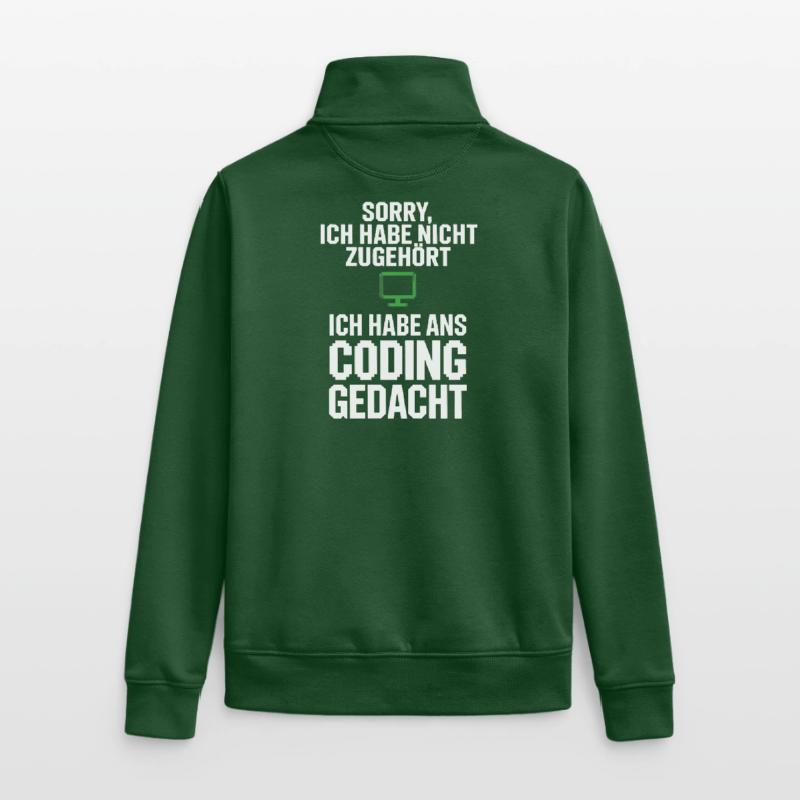 Désolé, j’ai pensé à coder Sweat zippé unisexe en coton bio Stanley/Stella