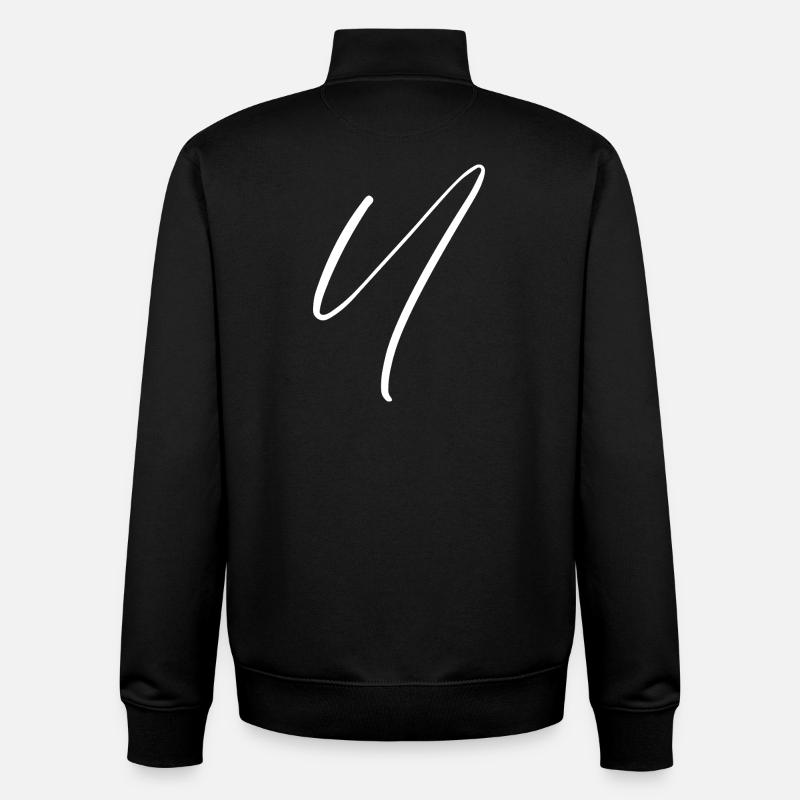 U - Sweat zippé unisexe en coton bio Stanley/Stella - noir