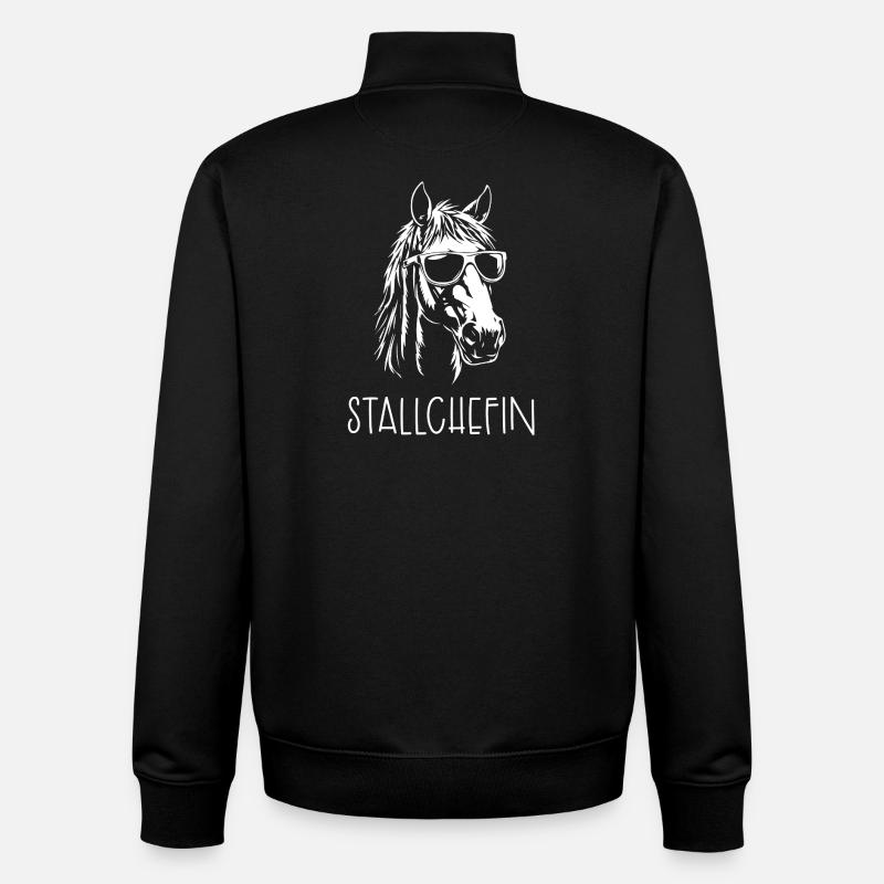 Stallshirt - Unisex Organic Zip Sweatshirt von Stanley/Stella - Schwarz