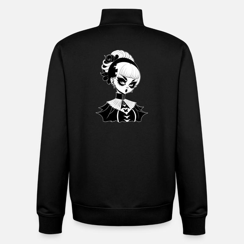 Gothic Hexe, Goth Hexerei - Unisex Organic Zip Sweatshirt von Stanley/Stella - Schwarz