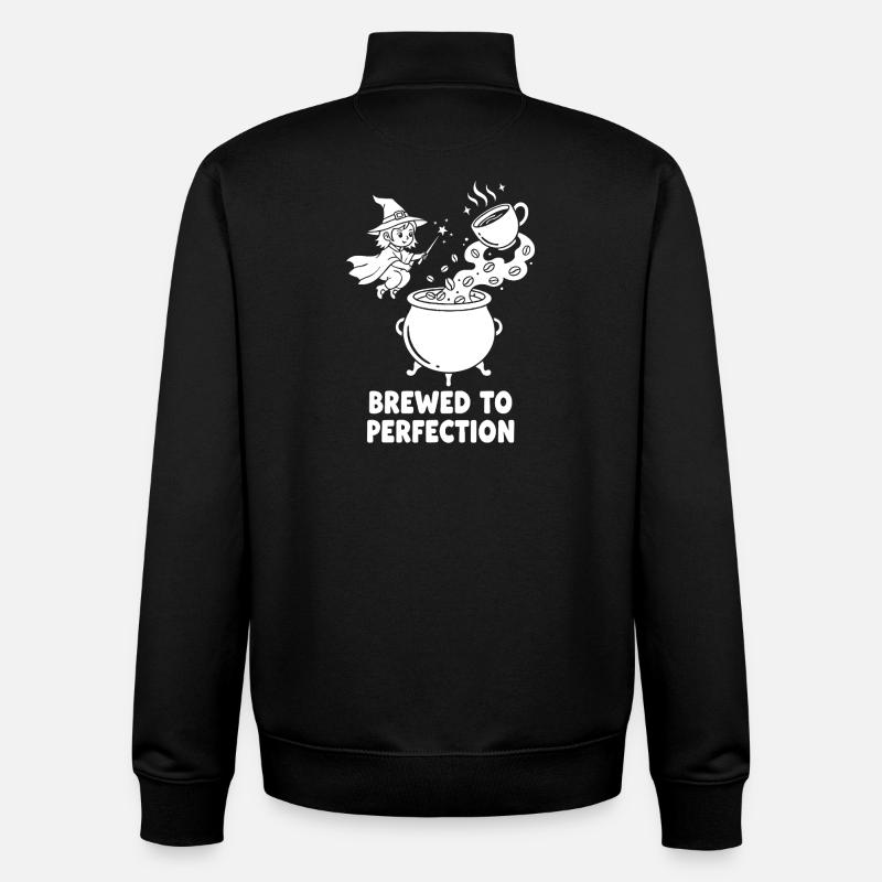 Hexenbrau Perfektion - Unisex Organic Zip Sweatshirt von Stanley/Stella - Schwarz