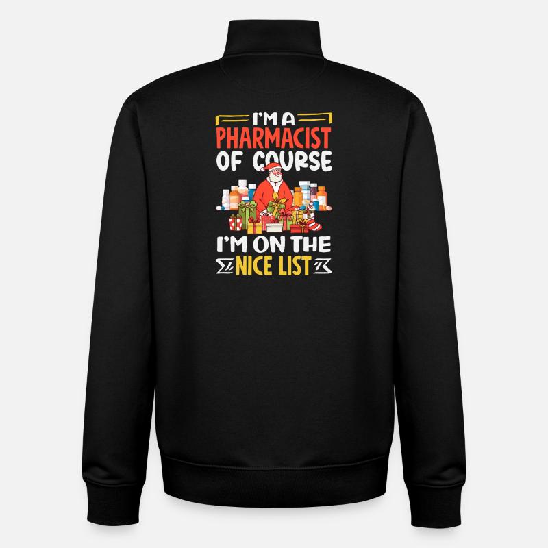 Pharmacist Pharmaceutical Technical - Unisex Organic Zip Sweatshirt by Stanley/Stella - black
