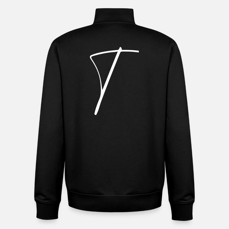T - Unisex Organic Zip Sweatshirt von Stanley/Stella - Schwarz