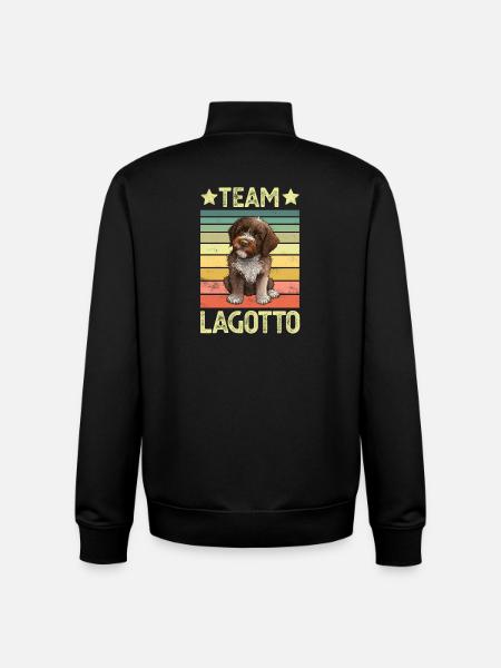 Hund Lagotto Romagnolo - Unisex Organic Zip Sweatshirt von Stanley/Stella - Schwarz