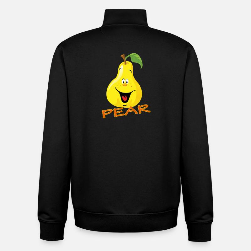 PEAR - Unisex Organic Zip Sweatshirt von Stanley/Stella - Schwarz