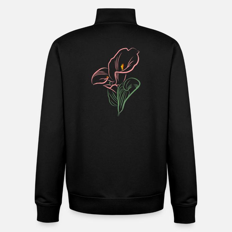 CALLA SoftPink - Unisex Organic Zip Sweatshirt von Stanley/Stella - Schwarz