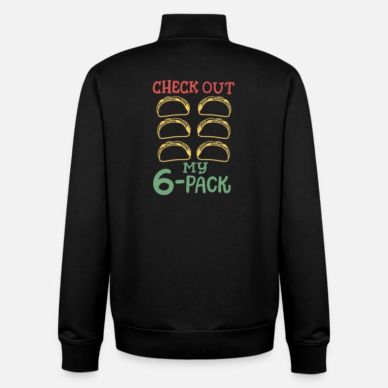 Taco Cinco de Mayo mexikanisch - Unisex Organic Zip Sweatshirt von Stanley/Stella - Schwarz