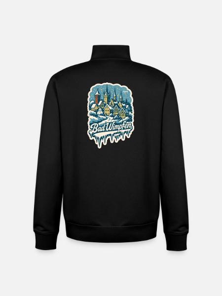 Bad Wimpfen Kraichgau Winterlandschaft   - Unisex Organic Zip Sweatshirt von Stanley/Stella - Schwarz